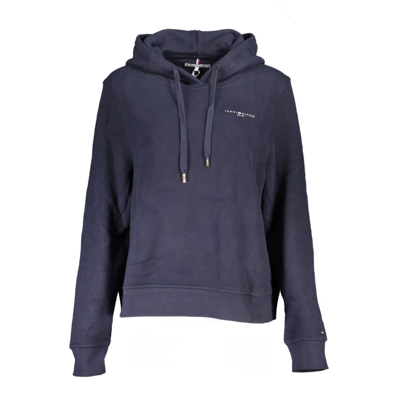 TOMMY HILFIGER FELPA SENZA ZIP DONNA BLU TOMMY HILFIGER FELPA SENZA ZIP DONNA BLU