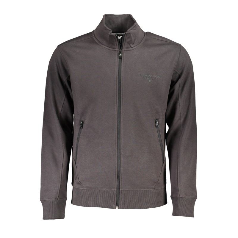 U.S. GRAND POLO FELPA CON ZIP UOMO GRIGIO U.S. GRAND POLO FELPA CON ZIP UOMO GRIGIO