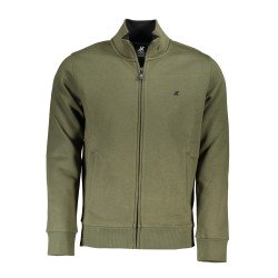 U.S. GRAND POLO FELPA CON ZIP UOMO VERDE
