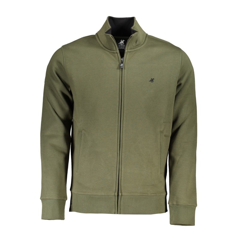 U.S. GRAND POLO FELPA CON ZIP UOMO VERDE U.S. GRAND POLO FELPA CON ZIP UOMO VERDE