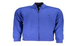 U.S. GRAND POLO FELPA CON ZIP UOMO BLU