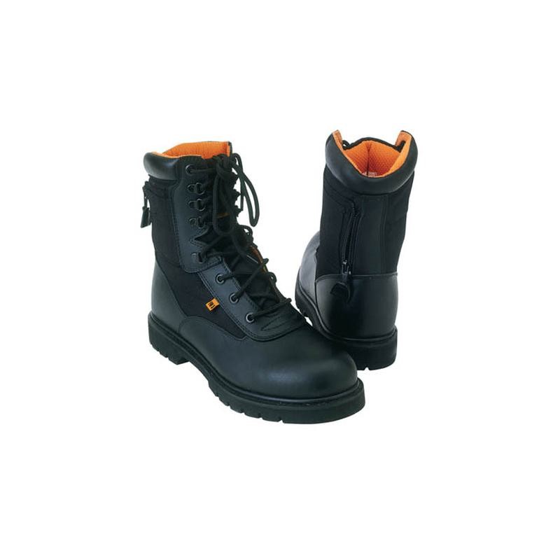 Scarponcino Security MA1 alto in pelle imbottito