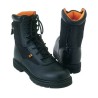 Scarponcino Security MA1 alto in pelle imbottito