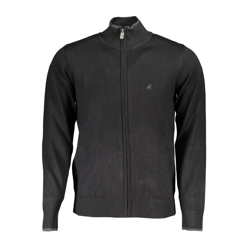 U.S. GRAND POLO CARDIGAN UOMO NERO U.S. GRAND POLO CARDIGAN UOMO NERO