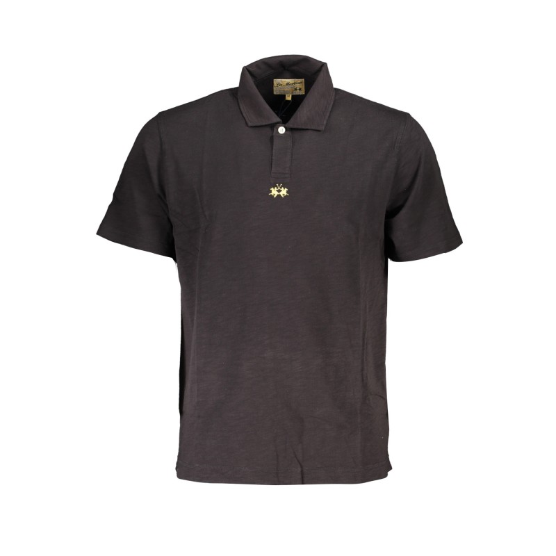 LA MARTINA POLO MANICHE CORTE UOMO NERO LA MARTINA POLO MANICHE CORTE UOMO NERO