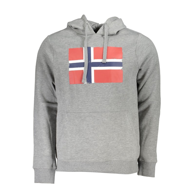 NORWAY 1963 FELPA SENZA ZIP UOMO GRIGIO NORWAY 1963 FELPA SENZA ZIP UOMO GRIGIO