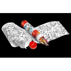 Swisscolor, tube 18 crayons aquarellables e poster