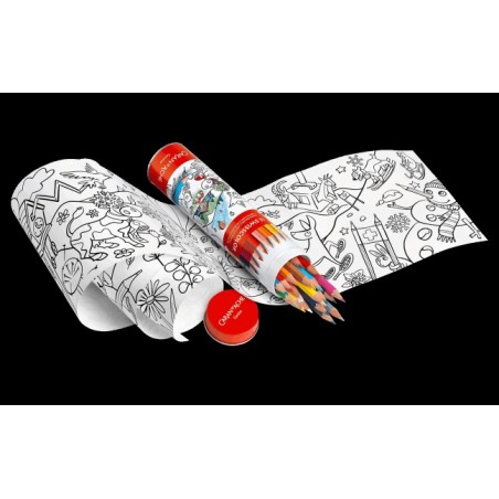 Swisscolor, tube 18 crayons aquarellables e poster