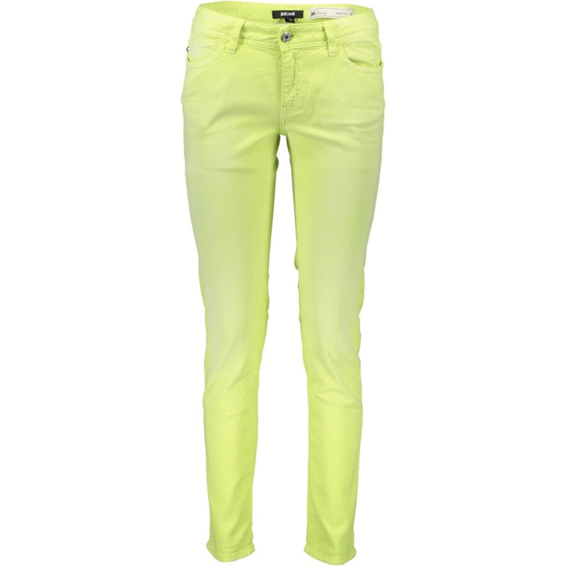JUST CAVALLI PANTALONE DONNA GIALLO JUST CAVALLI PANTALONE DONNA GIALLO