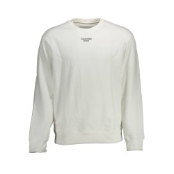 CALVIN KLEIN FELPA SENZA ZIP UOMO BIANCO