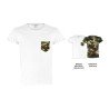 T-Shirt DISCOVERY POCKET in 100% cotone pettinato Slubby jersey effetto fiammato