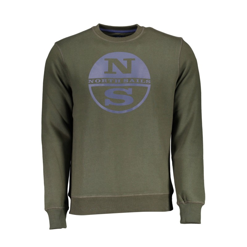 NORTH SAILS FELPA SENZA ZIP UOMO VERDE NORTH SAILS FELPA SENZA ZIP UOMO VERDE