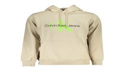 CALVIN KLEIN FELPA SENZA ZIP UOMO BEIGE