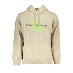 CALVIN KLEIN FELPA SENZA ZIP UOMO BEIGE