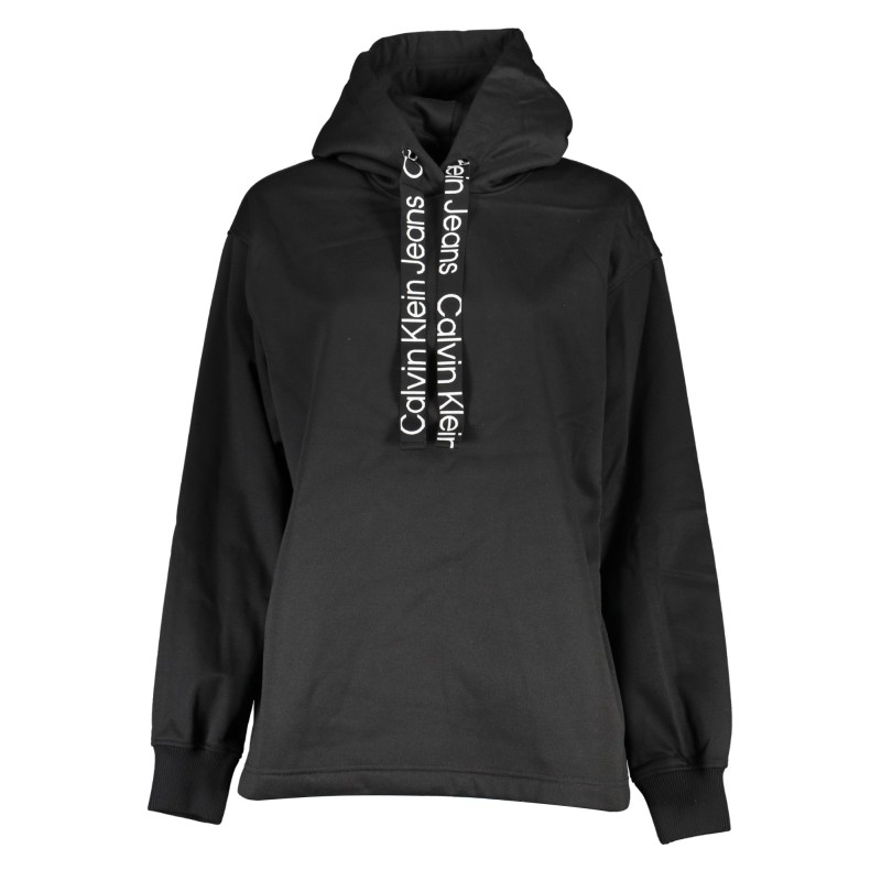 CALVIN KLEIN FELPA SENZA ZIP DONNA NERO CALVIN KLEIN FELPA SENZA ZIP DONNA NERO