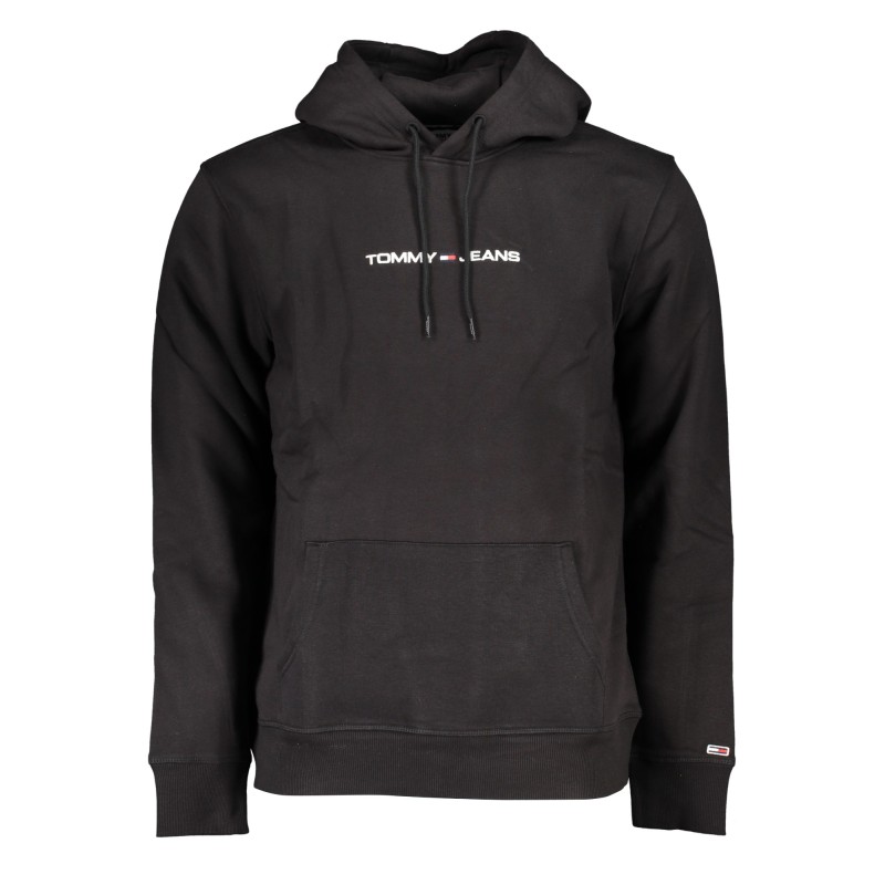 TOMMY HILFIGER FELPA SENZA ZIP UOMO NERO TOMMY HILFIGER FELPA SENZA ZIP UOMO NERO