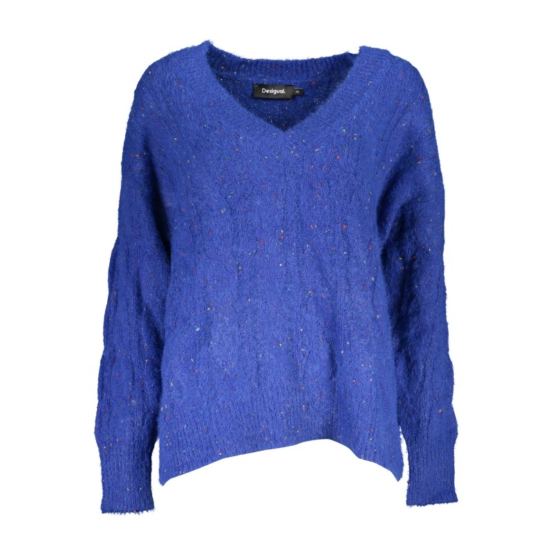 DESIGUAL MAGLIONE DONNA BLU DESIGUAL MAGLIONE DONNA BLU