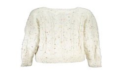 DESIGUAL MAGLIONE DONNA BIANCO