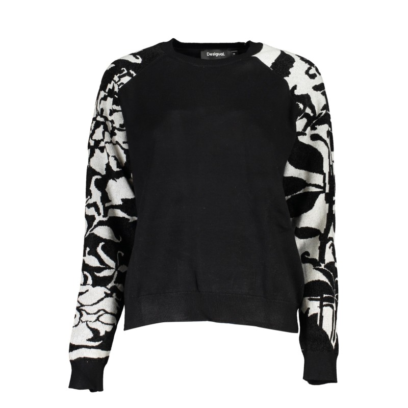 DESIGUAL MAGLIA DONNA NERO DESIGUAL MAGLIA DONNA NERO