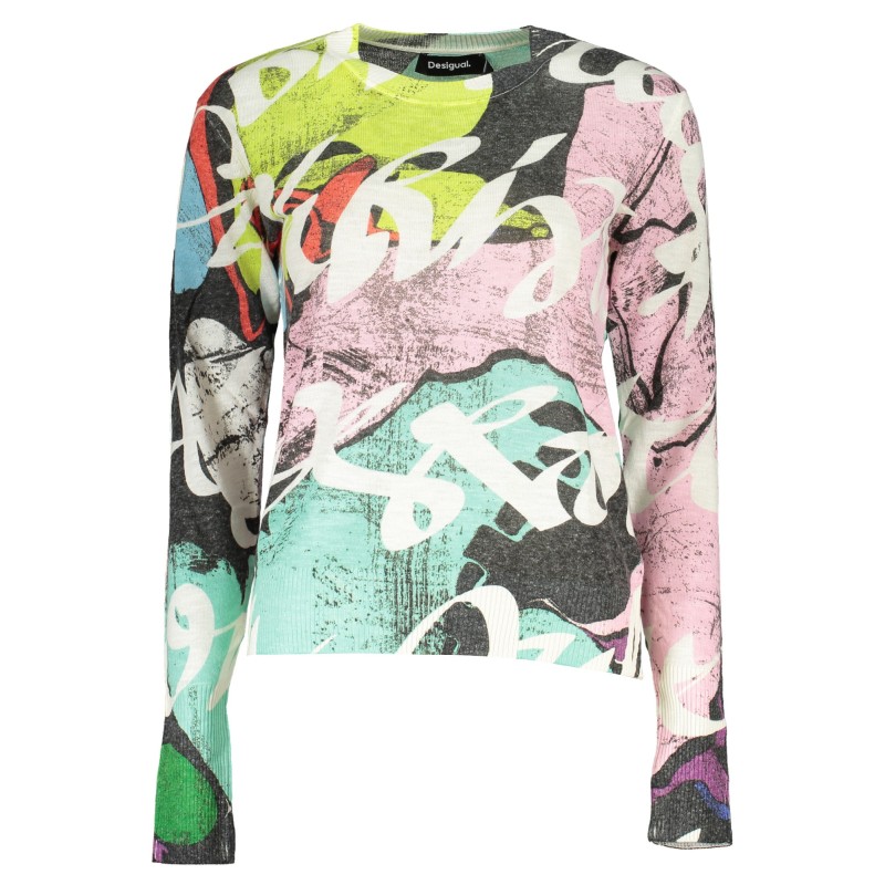 DESIGUAL MAGLIA DONNA NERO DESIGUAL MAGLIA DONNA NERO