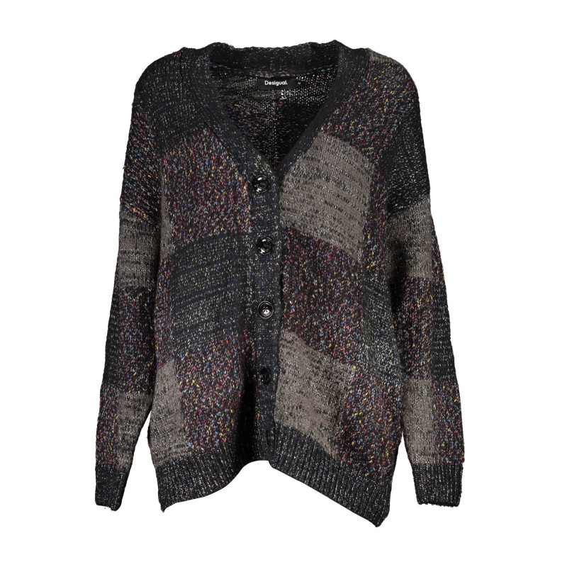 DESIGUAL CARDIGAN DONNA NERO DESIGUAL CARDIGAN DONNA NERO
