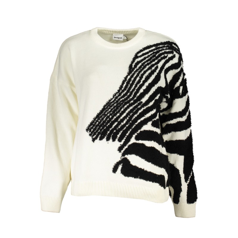 DESIGUAL MAGLIA DONNA BIANCO DESIGUAL MAGLIA DONNA BIANCO