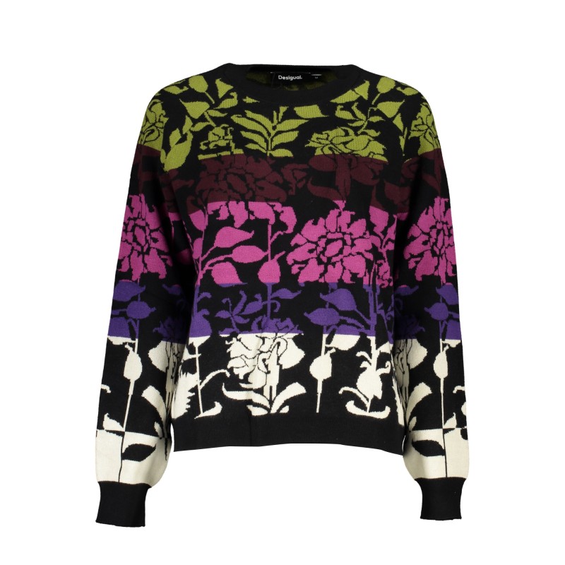 DESIGUAL MAGLIA DONNA NERO DESIGUAL MAGLIA DONNA NERO