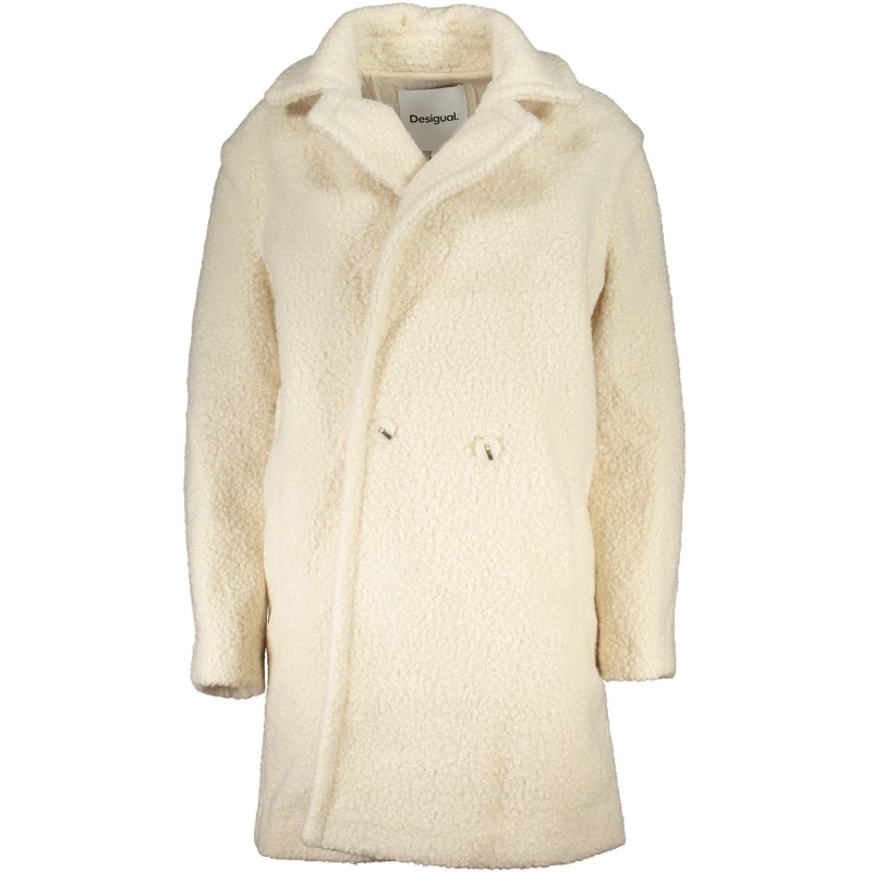 DESIGUAL CAPPOTTO DONNA BIANCO DESIGUAL CAPPOTTO DONNA BIANCO