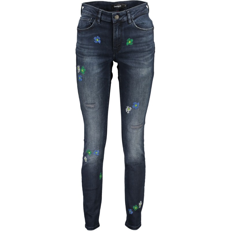 DESIGUAL JEANS DENIM DONNA BLU DESIGUAL JEANS DENIM DONNA BLU