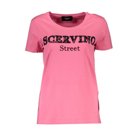 SCERVINO STREET T-SHIRT MANICHE CORTE DONNA ROSA