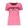 SCERVINO STREET T-SHIRT MANICHE CORTE DONNA ROSA