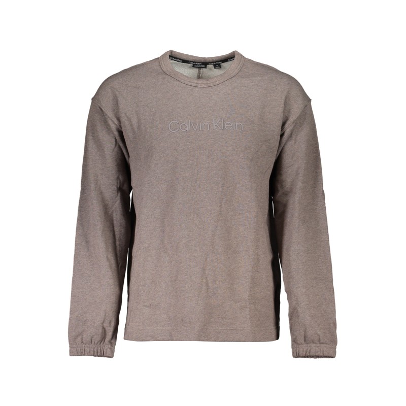 CALVIN KLEIN FELPA SENZA ZIP UOMO MARRONE CALVIN KLEIN FELPA SENZA ZIP UOMO MARRONE