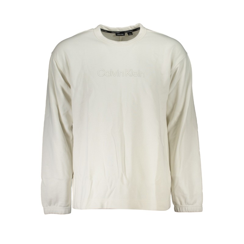 CALVIN KLEIN FELPA SENZA ZIP UOMO BIANCO CALVIN KLEIN FELPA SENZA ZIP UOMO BIANCO