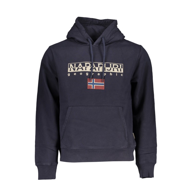NAPAPIJRI FELPA SENZA ZIP UOMO BLU NAPAPIJRI FELPA SENZA ZIP UOMO BLU