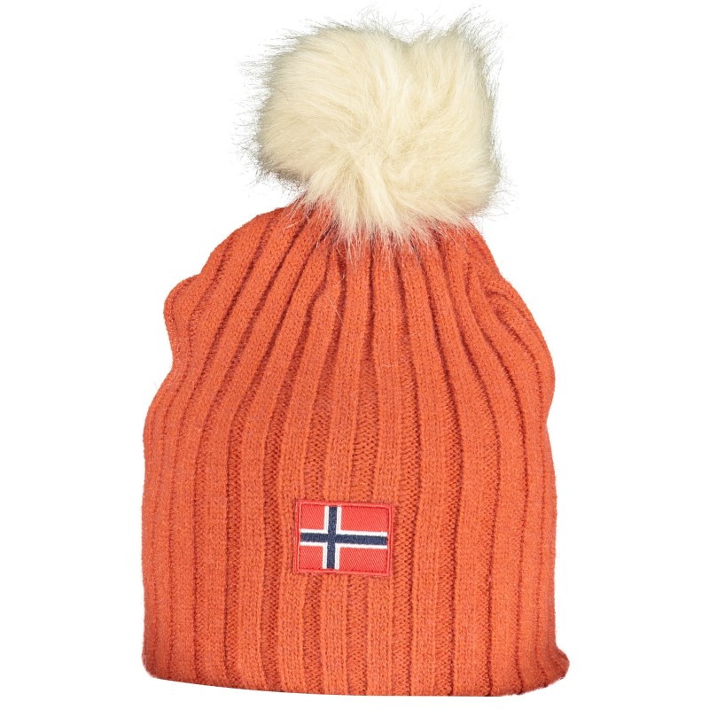 NORWAY 1963 BERRETTO DONNA ARANCIO NORWAY 1963 BERRETTO DONNA ARANCIO