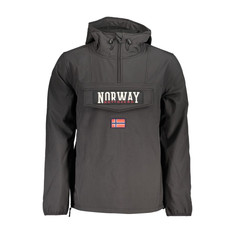 NORWAY 1963 GIACCA SPORTIVA UOMO NERO NORWAY 1963 GIACCA SPORTIVA UOMO NERO
