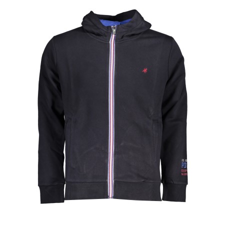 U.S. GRAND POLO FELPA CON ZIP UOMO BLU