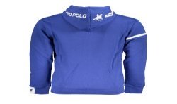 U.S. GRAND POLO FELPA CON ZIP UOMO BLU
