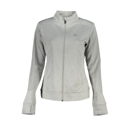 FILA FELPA CON ZIP DONNA GRIGIO