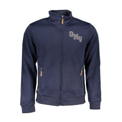 GIAN MARCO VENTURI FELPA CON ZIP UOMO BLU