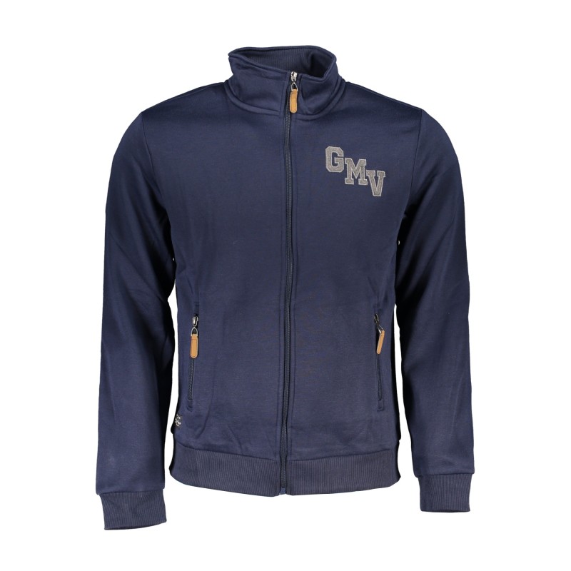 GIAN MARCO VENTURI FELPA CON ZIP UOMO BLU GIAN MARCO VENTURI FELPA CON ZIP UOMO BLU