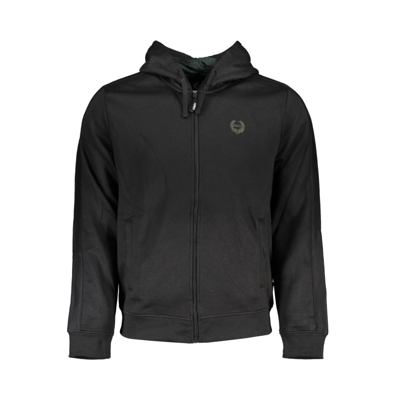 GIAN MARCO VENTURI FELPA CON ZIP UOMO NERO GIAN MARCO VENTURI FELPA CON ZIP UOMO NERO
