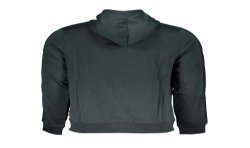 GIAN MARCO VENTURI FELPA CON ZIP UOMO VERDE