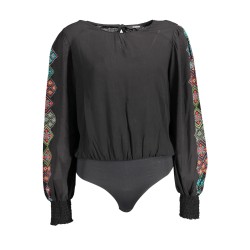 DESIGUAL BODY MANICHE LUNGHE DONNA NERO