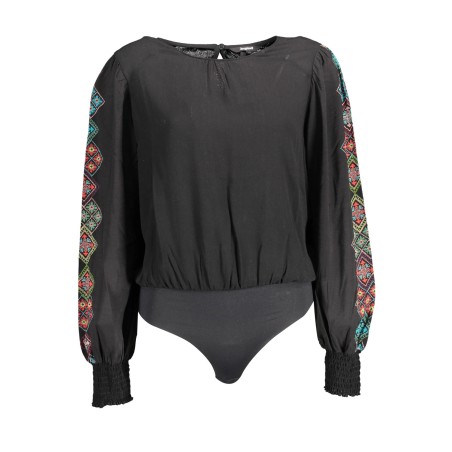 DESIGUAL BODY MANICHE LUNGHE DONNA NERO