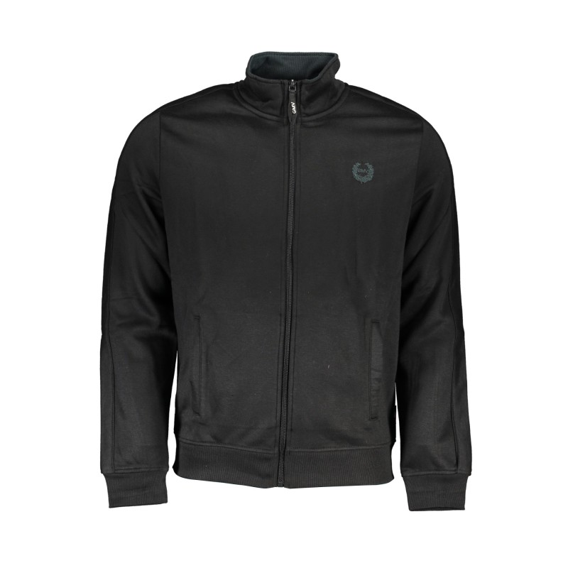 GIAN MARCO VENTURI FELPA CON ZIP UOMO NERO GIAN MARCO VENTURI FELPA CON ZIP UOMO NERO