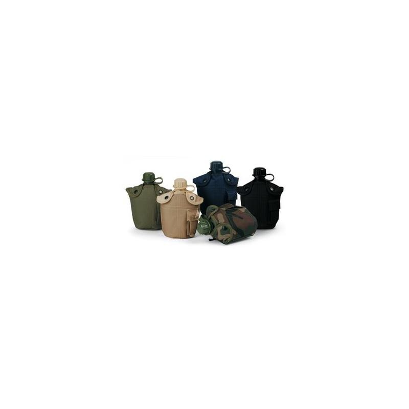Borraccia in plastica da LT 1 rivestita in nylon