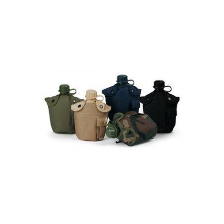 Borraccia in plastica da LT 1 rivestita in nylon