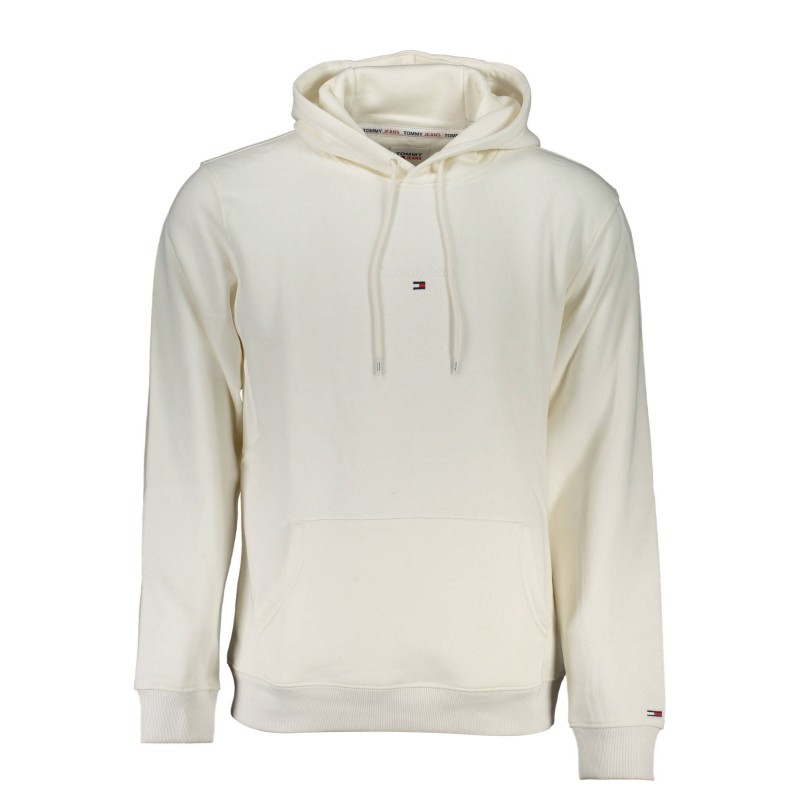 TOMMY HILFIGER FELPA SENZA ZIP UOMO BIANCO TOMMY HILFIGER FELPA SENZA ZIP UOMO BIANCO