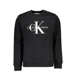 CALVIN KLEIN FELPA SENZA ZIP UOMO NERO